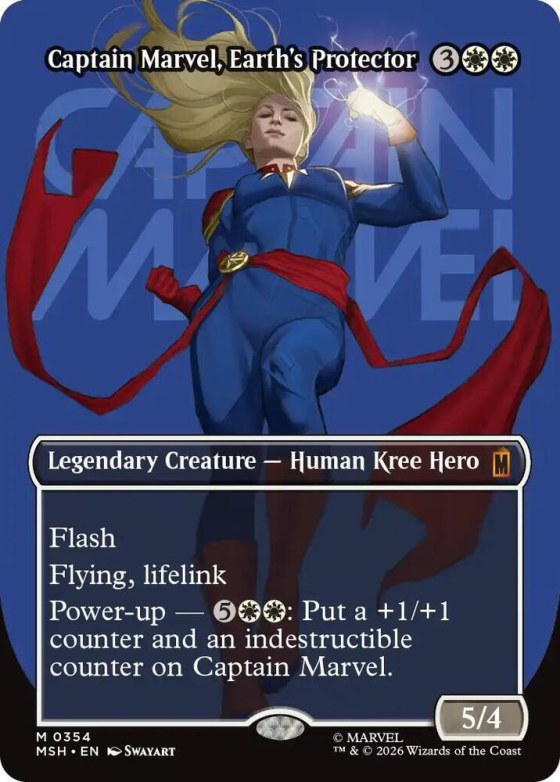Captain Marvel, Earth's Protector - Foil