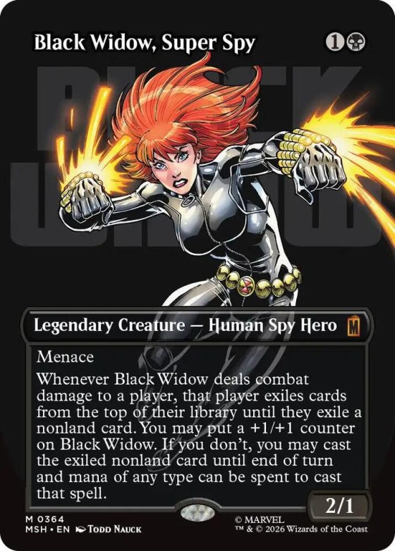 Black Widow, Super Spy - Foil