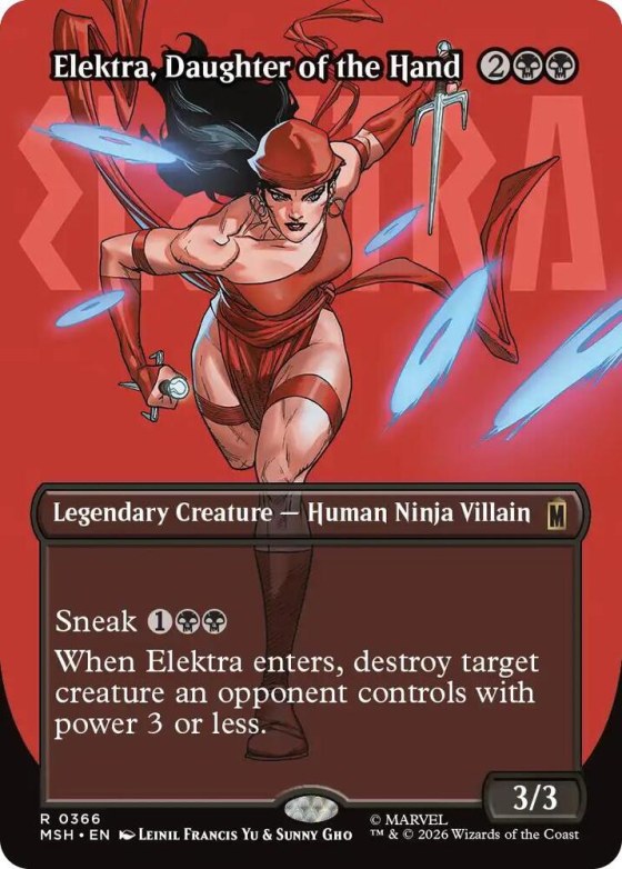 Elektra, Daughter of the Hand - Foil