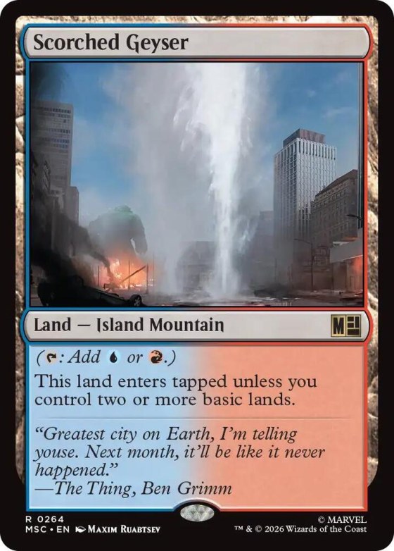 Scorched Geyser - Surge Foil