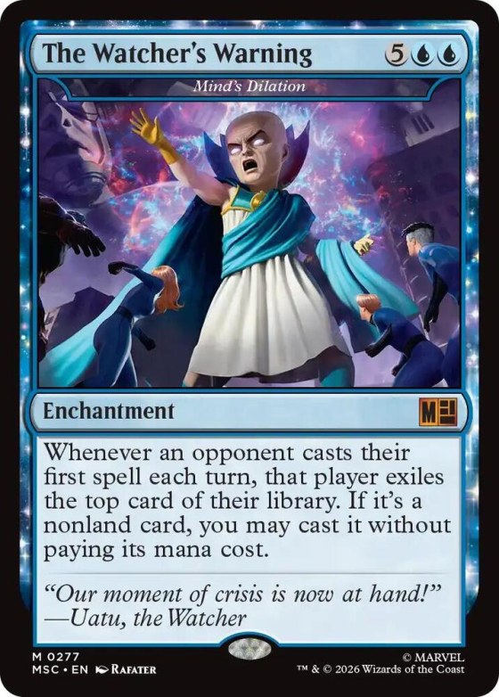 The Watcher's Warning - Mind's Dilation - Surge Foil