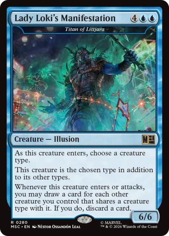 Lady Loki's Manifestation - Titan of Littjara - Surge Foil
