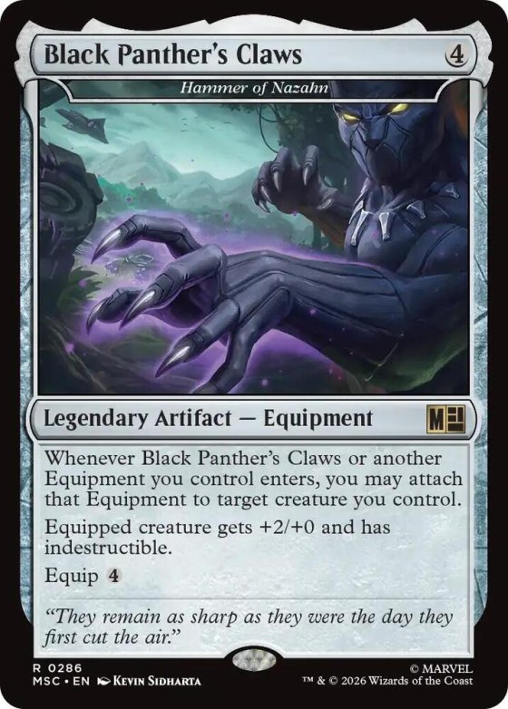 Black Panther's Claws - Hammer of Nazahn - Surge Foil