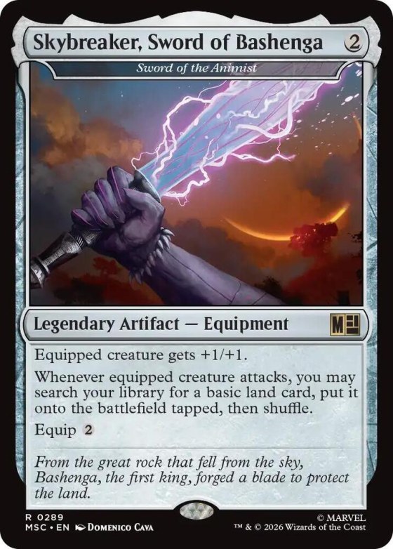Skybreaker, Sword of Bashenga - Sword of the Animist - Surge Foil