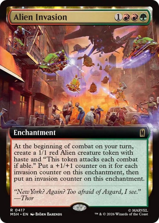 Alien Invasion - Foil