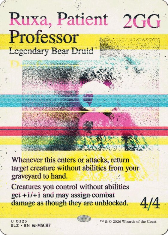 Ruxa, Patient Professor