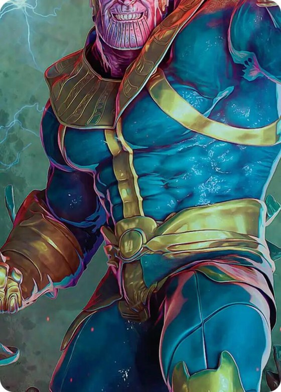 Thanos, the Mad Titan Art Card - 5 9