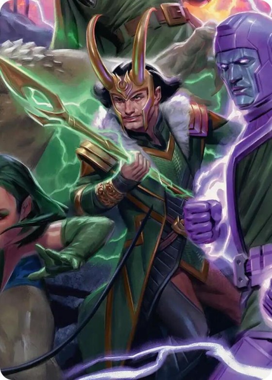 Loki, God of Lies Art Card - Normal Loki God Of Lies Art Ca