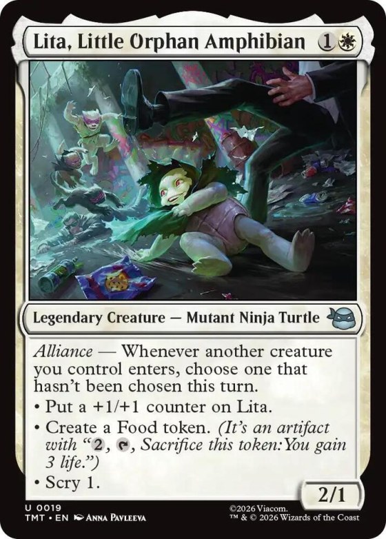 Lita, Little Orphan Amphibian - Foil