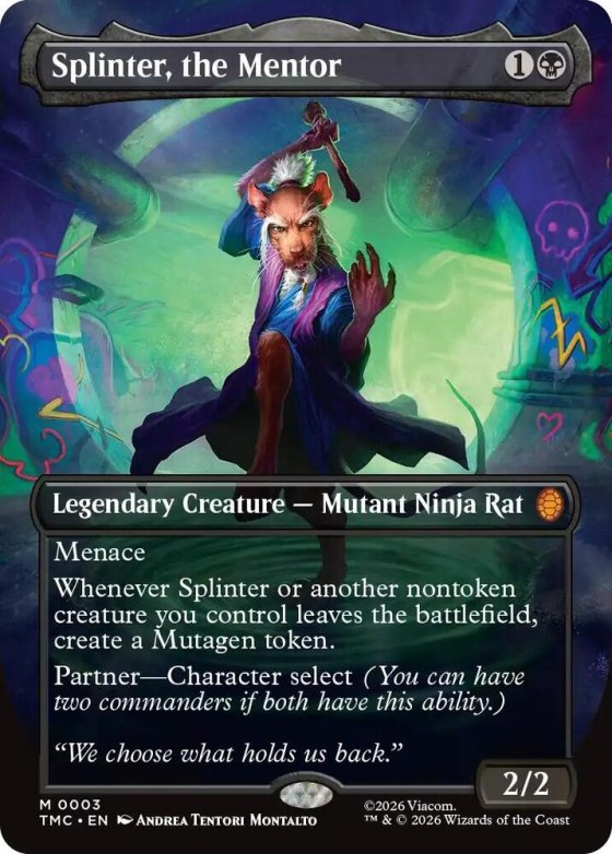 Splinter, the Mentor - Borderless Foil