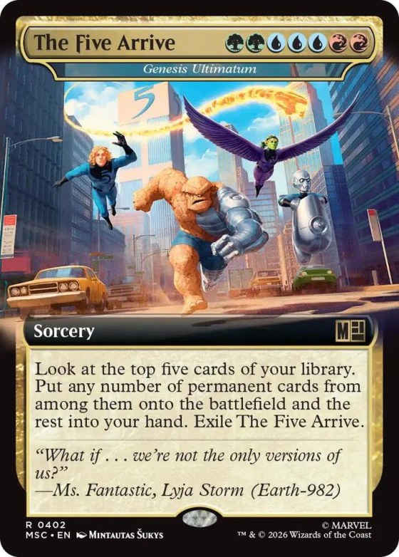 The Five Arrive - Genesis Ultimatum
