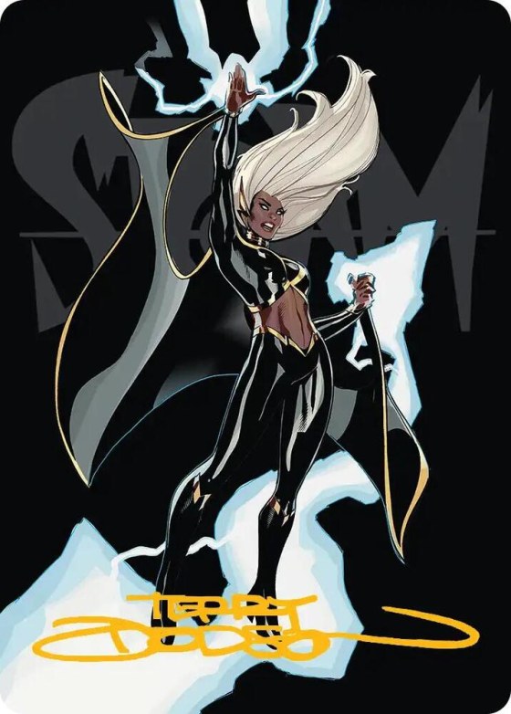 Storm, Windrider Art Card - Gold Stamped Signature