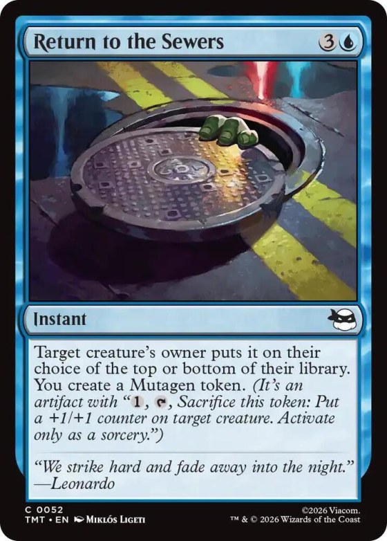 Return to the Sewers - Foil