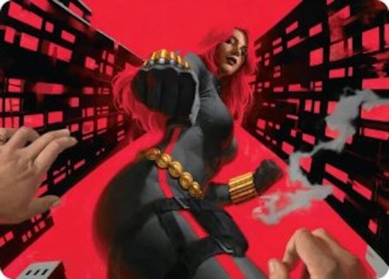 Black Widow, Deadly Hunter Art Card