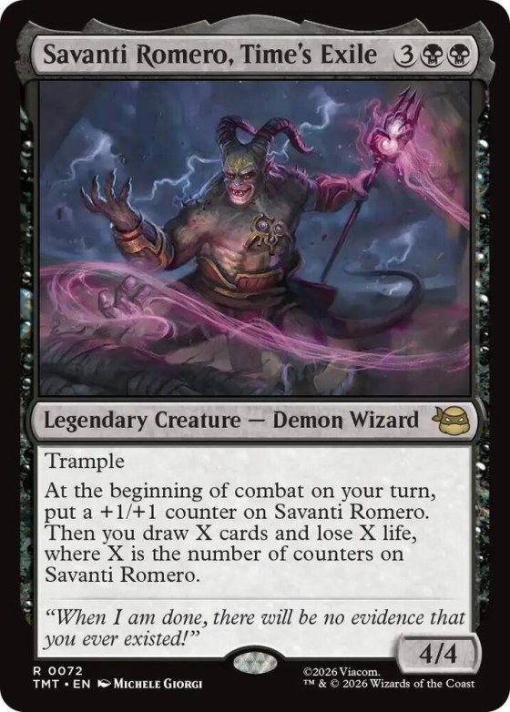 Savanti Romero, Time's Exile - Foil