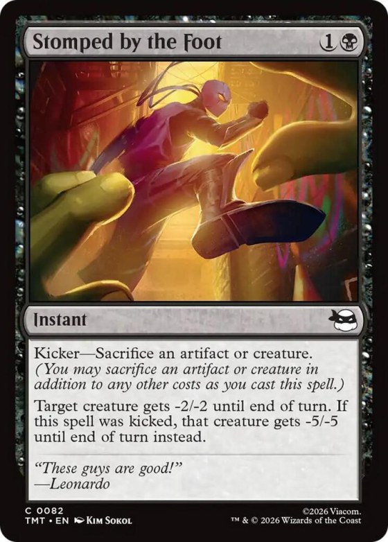 Stomped by the Foot - Foil