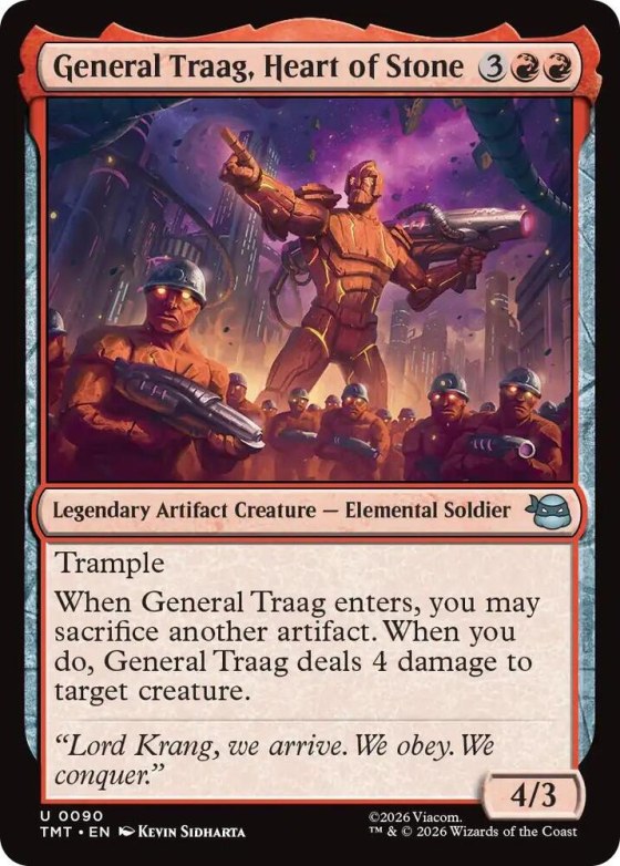 General Traag, Heart of Stone - Foil