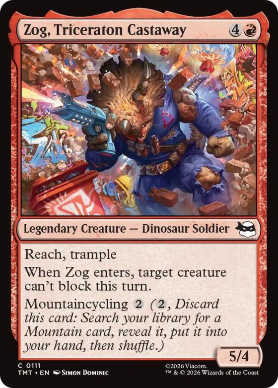 Zog, Triceraton Castaway - Foil