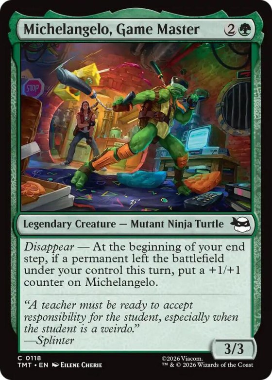 Michelangelo, Game Master - Foil