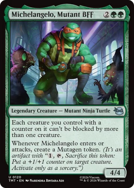 Michelangelo, Mutant BFF - Foil
