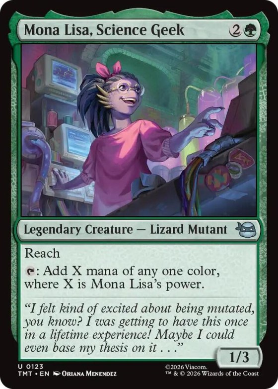 Mona Lisa, Science Geek - Foil