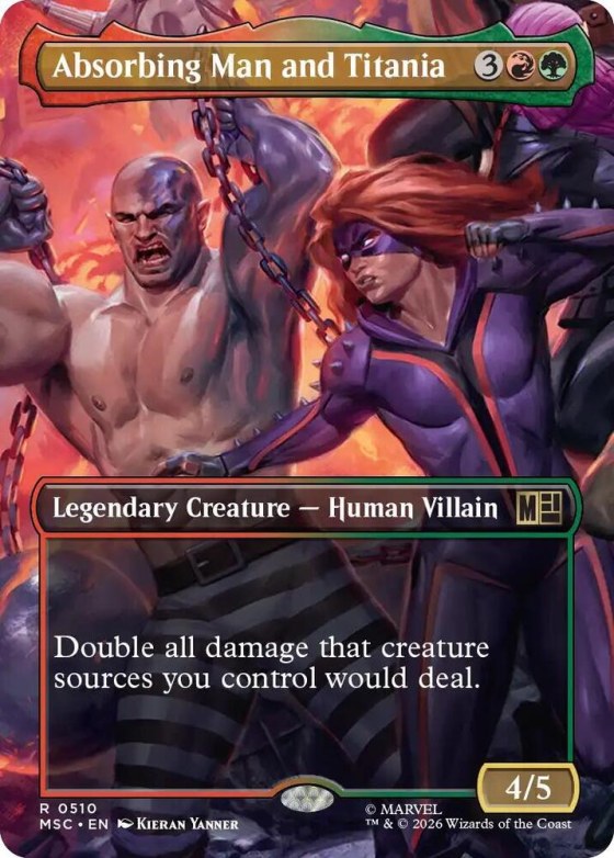 Absorbing Man and Titania - Foil
