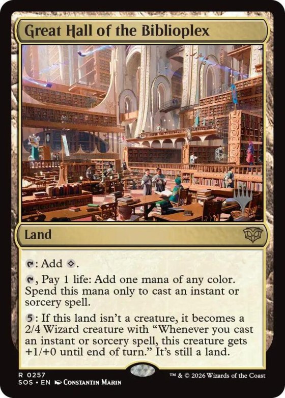 Great Hall of the Biblioplex - Foil