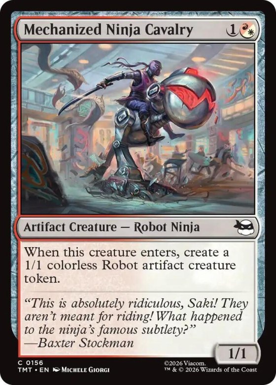 Mechanized Ninja Cavalry - Foil