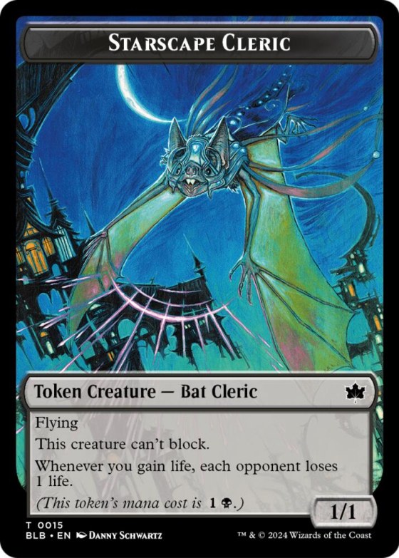 Starscape Cleric // Treasure Double-Sided Token
