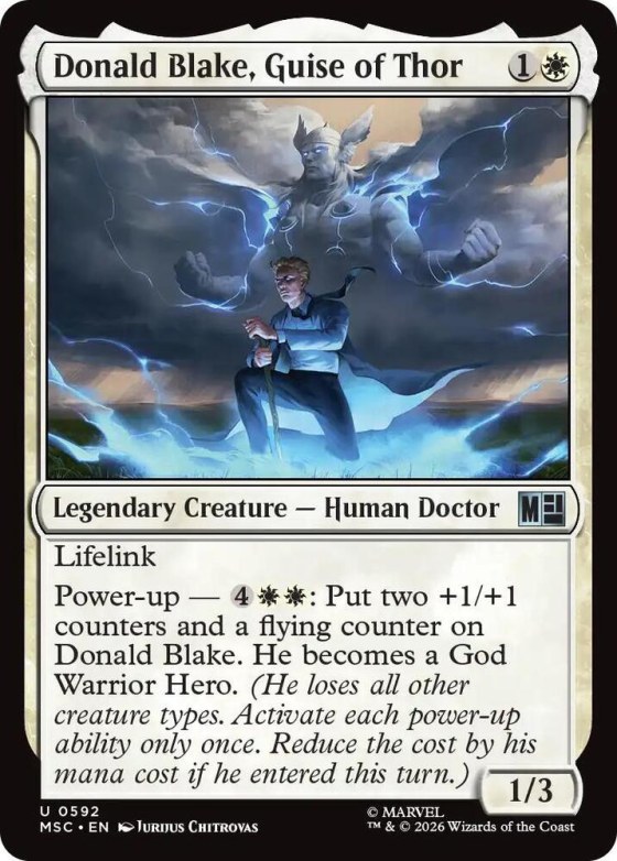 Donald Blake, Guise of Thor - Foil