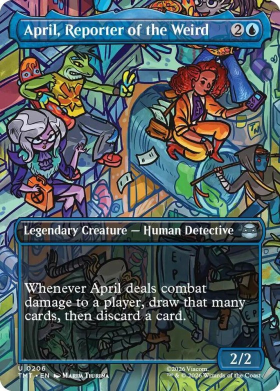 April, Reporter of the Weird - Foil