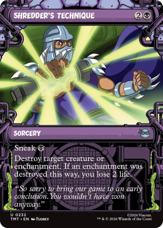 Shredder's Technique - Foil