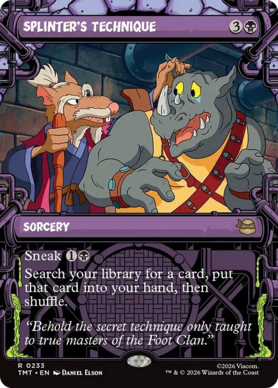 Splinter's Technique - Foil