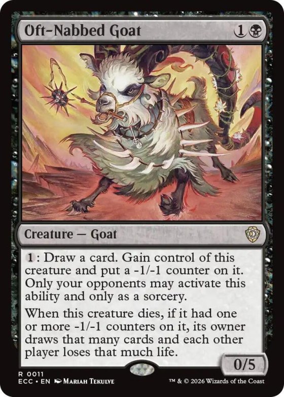 Oft-Nabbed Goat