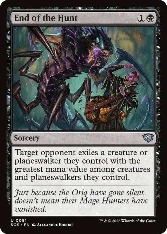End of the Hunt - Foil