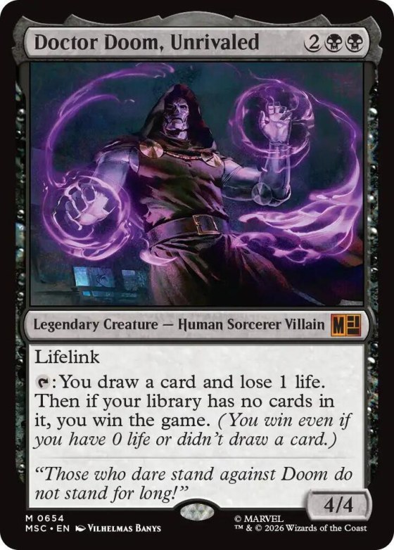 Doctor Doom, Unrivaled - Foil