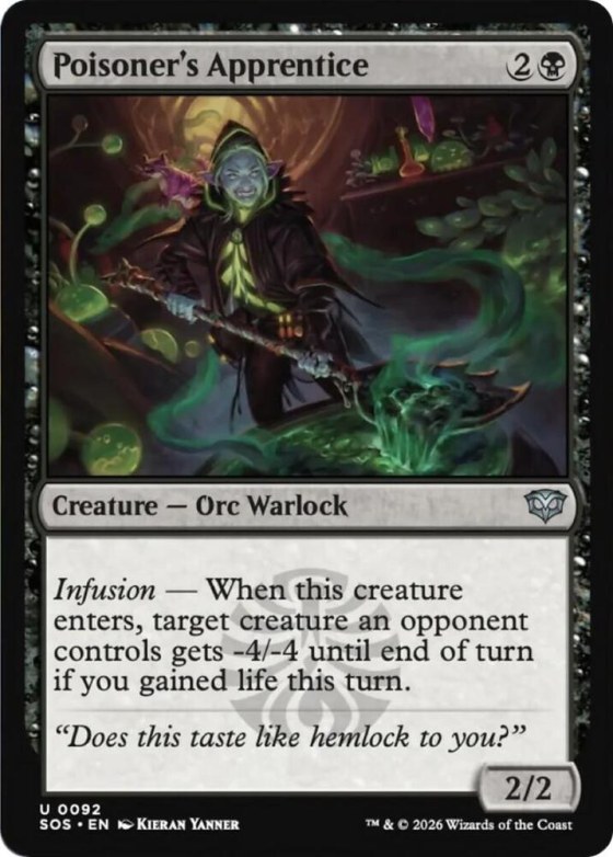 Poisoner's Apprentice - Foil
