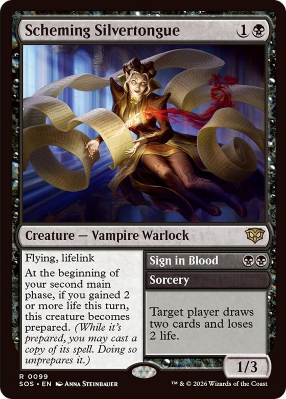 Scheming Silvertongue - Foil