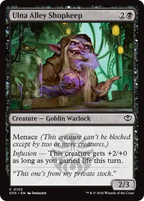 Ulna Alley Shopkeep - Foil