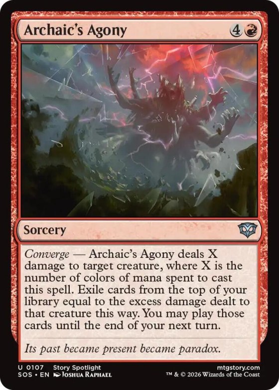 Archaic's Agony - Foil