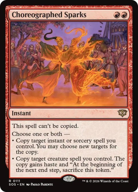 Choreographed Sparks - Foil