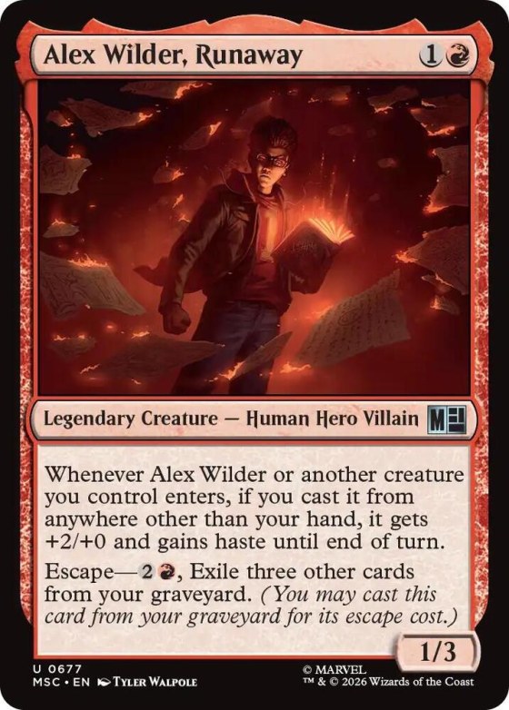 Alex Wilder, Runaway - Foil