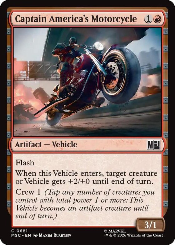 Captain America's Motorcycle - Foil