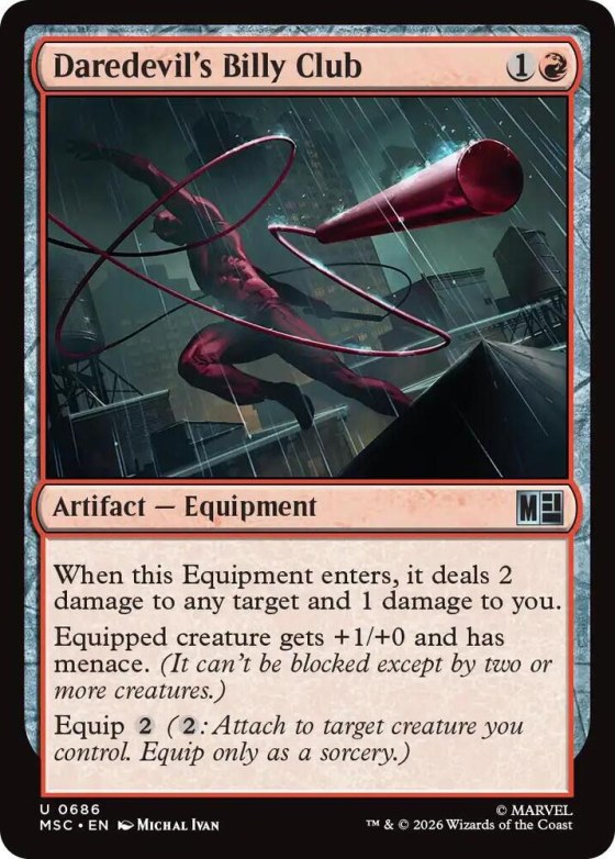 Daredevil's Billy Club - Foil