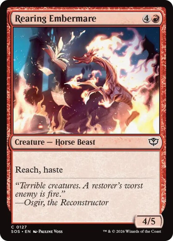 Rearing Embermare - Foil