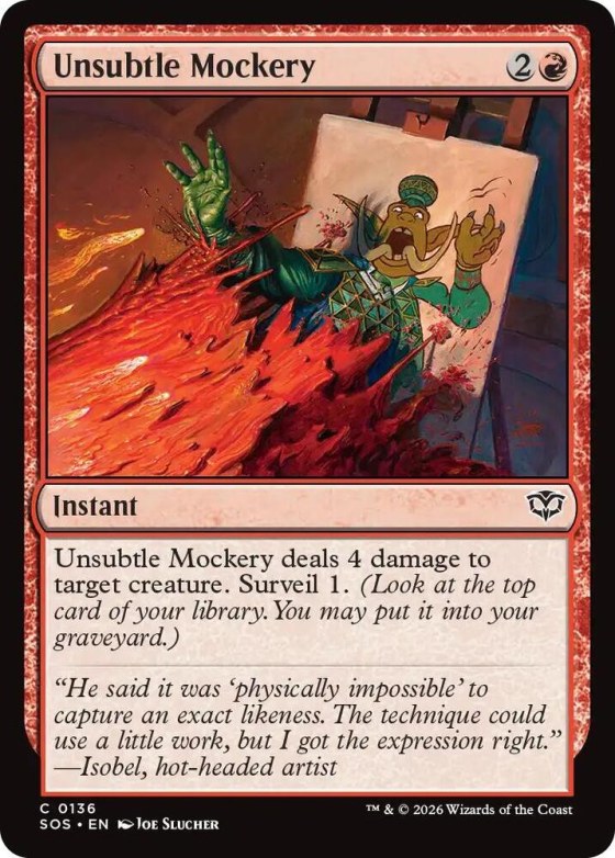 Unsubtle Mockery - Foil