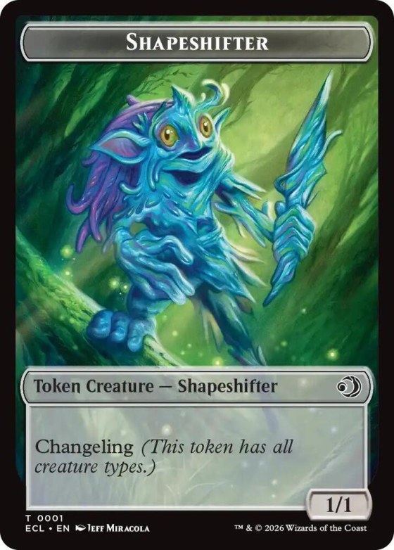 Shapeshifter // Merfolk Double-Sided Token - Foil