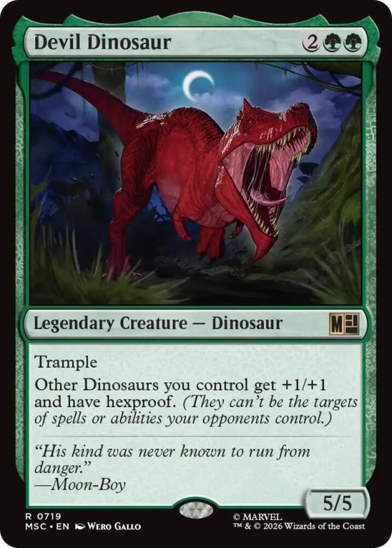 Devil Dinosaur - Foil