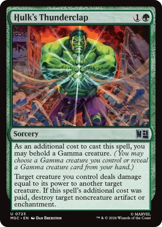Hulk's Thunderclap - Foil