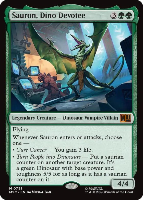 Sauron, Dino Devotee - Foil